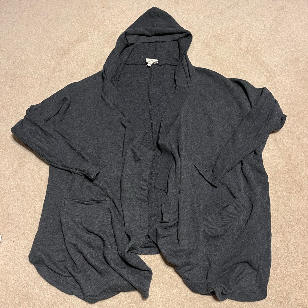 Silence + Noise Draped Cardigan Hoodie